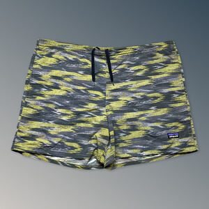 Patagonia Patterned Multicolor Swim Trunks Size 39 Waist Mens GUC